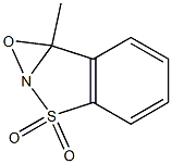 1a-Methyl-1aH-1-oxa-6-thia-6a-azacyclopropa[a]indene 6,6-dioxide 구조식 이미지