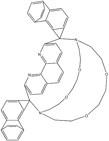 7,16-[1,10-Phenanthroline-2,9-diylbis(4,1-phenylene-2,1-phenylenemethylene)]-1,4,10,13-tetraoxa-7,16-diazacyclooctadecane Structure