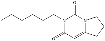 2-Hexyl-6,7-dihydropyrrolo[1,2-c]pyrimidine-1,3(2H,5H)-dione Structure