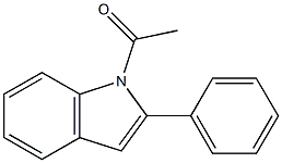 1-Acetyl-2-phenyl-1H-indole Structure
