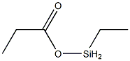 Propionic acid ethylsilyl ester 구조식 이미지