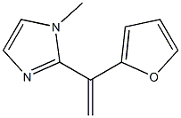 1-Methyl-2-(1-(2-furyl)vinyl)-1H-imidazole 구조식 이미지