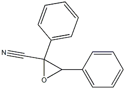 2,3-Diphenyloxirane-2-carbonitrile Structure