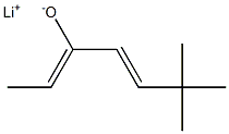 Lithium(2Z,4E)-6,6-dimethyl-2,4-heptadiene-3-olate 구조식 이미지