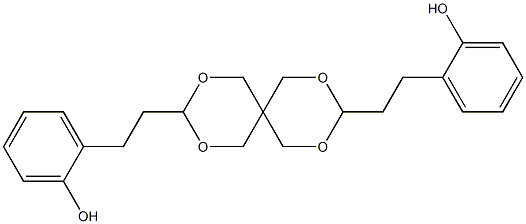 3,9-Bis[2-(2-hydroxyphenyl)ethyl]-2,4,8,10-tetraoxaspiro[5.5]undecane 구조식 이미지