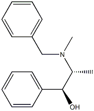 (1S,2R)-1-Phenyl-2-(methylbenzylamino)propane-1-ol 구조식 이미지