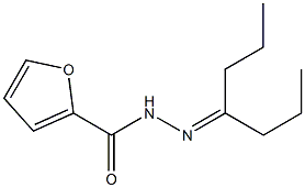 4-Heptanone 2-furanylcarbonyl hydrazone Structure