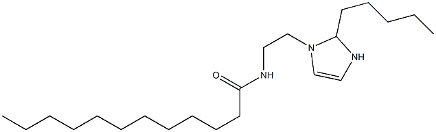 1-(2-Lauroylaminoethyl)-2-pentyl-4-imidazoline 구조식 이미지
