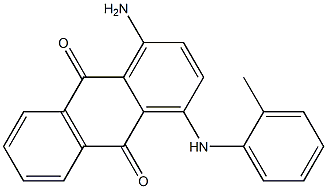 1-Amino-4-(o-toluidino)anthraquinone 구조식 이미지