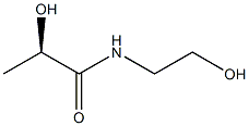 (R)-2-Hydroxy-N-(2-hydroxyethyl)propanamide Structure