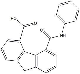 5-[(Phenylamino)carbonyl]-9H-fluorene-4-carboxylic acid Structure