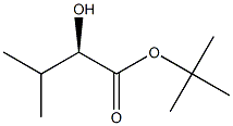 [R,(+)]-2-Hydroxy-3-methylbutyric acid tert-butyl ester 구조식 이미지
