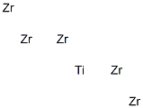 Titanium pentazirconium Structure