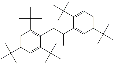 1-(2,4,6-Tri-tert-butylphenyl)-2-(2,5-di-tert-butylphenyl)propane Structure