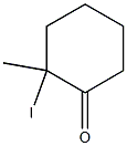 2-Methyl-2-iodocyclohexanone Structure