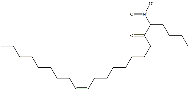 (Z)-5-Nitro-14-tricosen-6-one 구조식 이미지