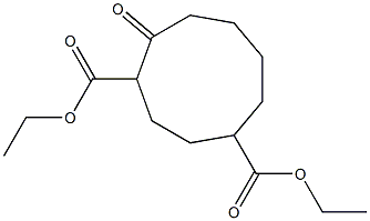 5-Oxocyclononane-1,4-dicarboxylic acid diethyl ester 구조식 이미지