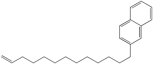 2-(12-Tridecenyl)naphthalene Structure