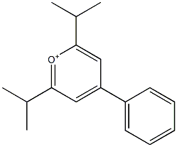2,6-Diisopropyl-4-phenylpyrylium Structure