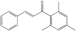 1-Mesityl-3-phenyl-2-propene-1-one Structure