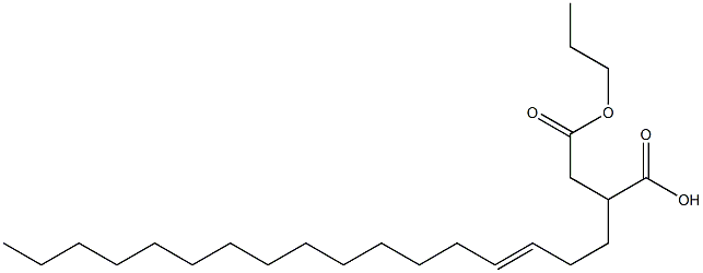 2-(3-Heptadecenyl)succinic acid 1-hydrogen 4-propyl ester Structure