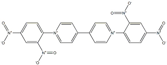 1,1'-Bis(2,4-dinitrophenyl)-4,4'-bipyridinium 구조식 이미지