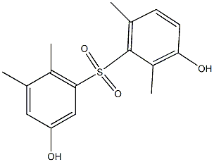 3,3'-Dihydroxy-2,5',6,6'-tetramethyl[sulfonylbisbenzene] Structure