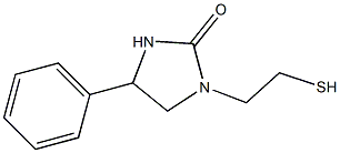 3-(2-Mercaptoethyl)-5-phenylimidazolidin-2-one Structure