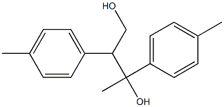 2,3-Bis(4-methylphenyl)butane-2,4-diol Structure
