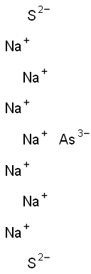 Sodium arsenide disulfide Structure