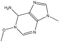 1-Methoxy-6-amino-9-methyl-1,6-dihydro-9H-purine 구조식 이미지