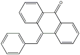 10-Benzylidene-9,10-dihydroanthracene-9-one 구조식 이미지