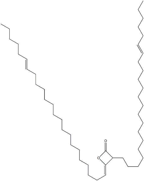 3-(16-Docosenyl)-4-(17-tricosen-1-ylidene)oxetan-2-one Structure