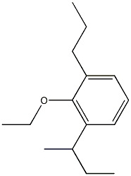 1-Ethoxy-2-propyl-6-sec-butyl-benzene 구조식 이미지