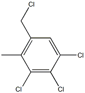 1,2,3-Trichloro-4-methyl-5-(chloromethyl)benzene Structure