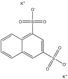 1,3-Naphthalenedisulfonic acid dipotassium salt Structure