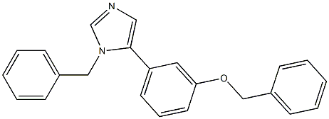 1-Benzyl-5-(3-benzyloxyphenyl)-1H-imidazole Structure