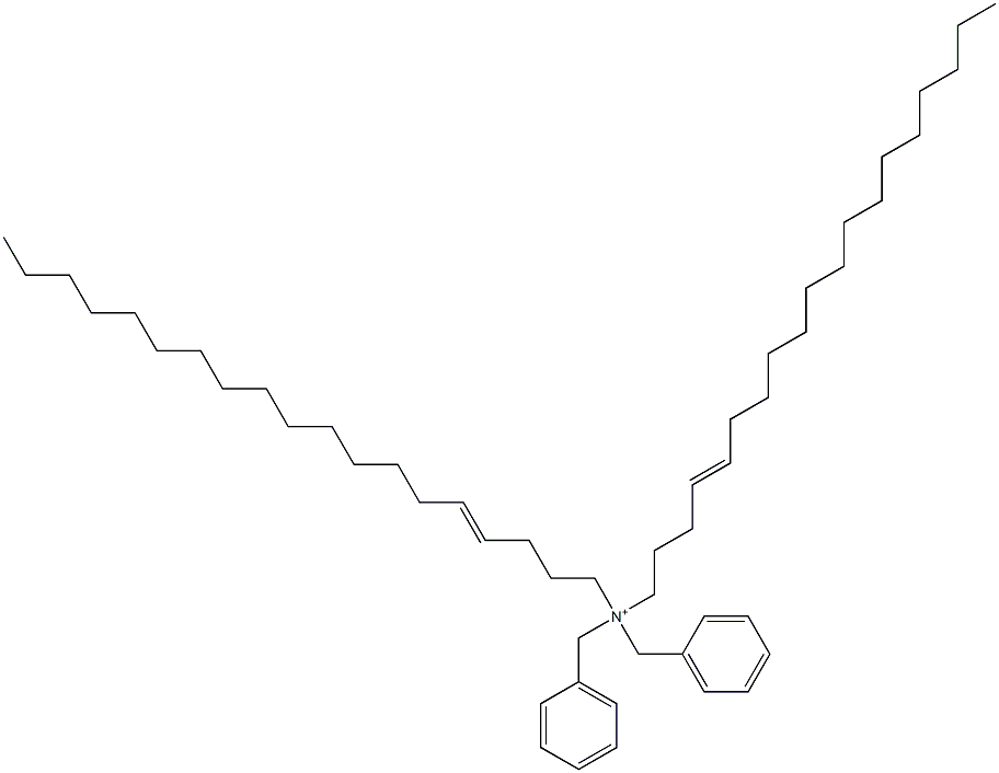 Di(4-nonadecenyl)dibenzylaminium Structure