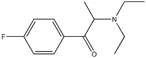 2-(Diethylamino)-1-(4-fluorophenyl)-1-propanone Structure