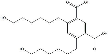 4,6-Bis(6-hydroxyhexyl)isophthalic acid Structure