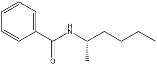 (+)-N-[(S)-1-Methylpentyl]benzamide Structure