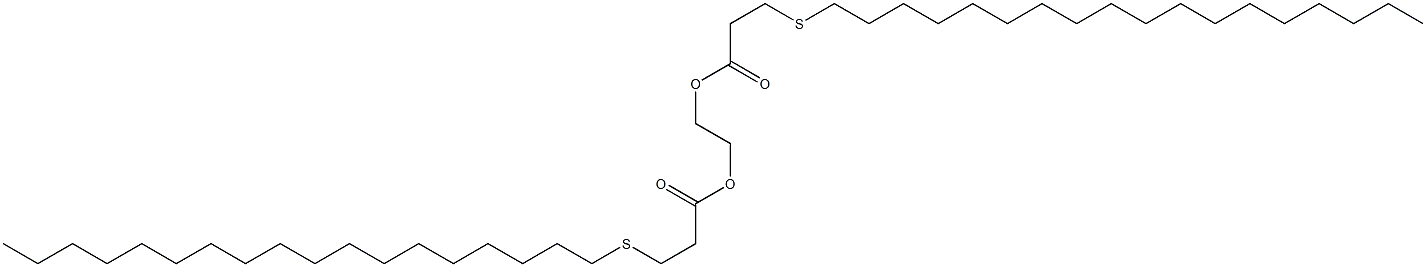 1,2-Ethanediol di[3-(octadecylthio)propionate] 구조식 이미지