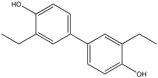 3,3'-Diethyl-1,1'-biphenyl-4,4'-diol Structure