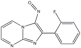 2-(2-Fluorophenyl)-3-nitrosoimidazo[1,2-a]pyrimidine Structure