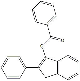 2-Phenyl-1H-indene-3-ol benzoate Structure