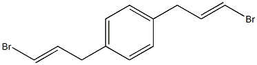 1,4-Di(3-bromoallyl)benzene 구조식 이미지