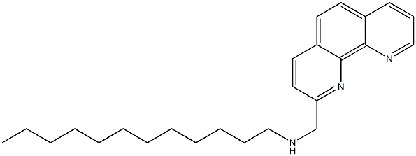 2-[(Dodecylamino)methyl]-1,10-phenanthroline 구조식 이미지