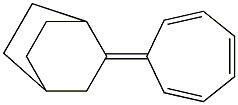 2-(2,4,6-Cycloheptatrien-1-ylidene)bicyclo[2.2.2]octane 구조식 이미지