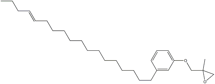 3-(14-Octadecenyl)phenyl 2-methylglycidyl ether Structure