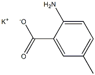 2-Amino-5-methylbenzoic acid potassium salt 구조식 이미지